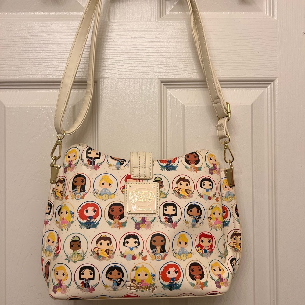 Loungefly by Pop Disney Princess Cream Purse